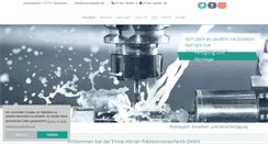 Desktop Screenshot of hoernergmbh.de